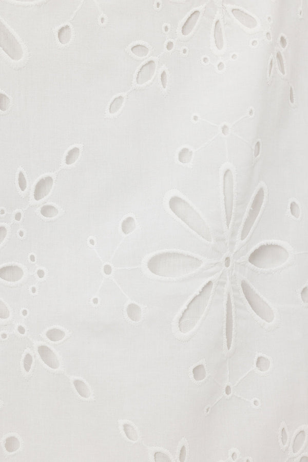 Brigitte Ring Mini Dress - White