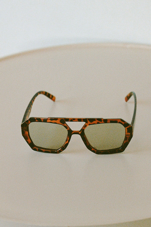 Rexha Aviator Sunglasses - Brown
