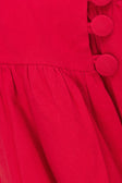 Red Button Up Mini Alfresco Dress