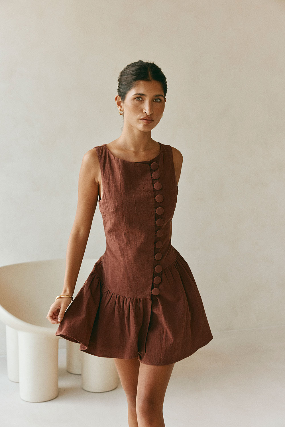 Cocoa Dress in Grezzo