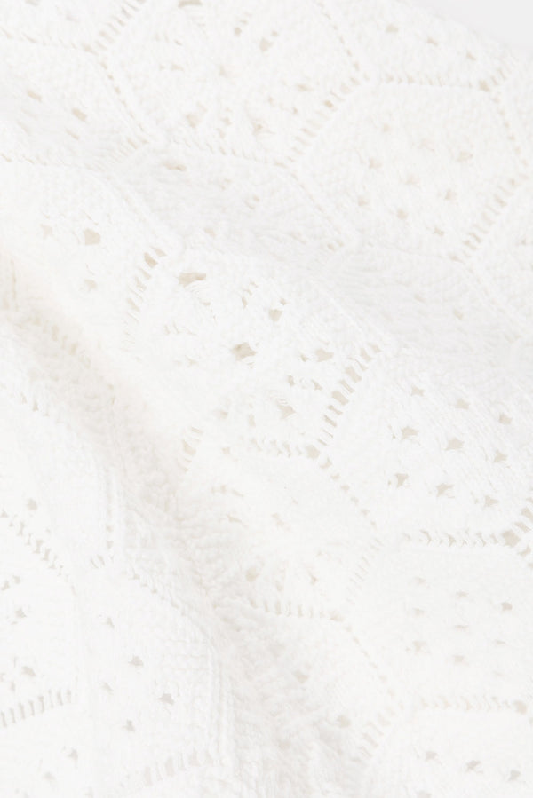 Soleil Knit Mini Skirt - White