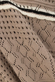 Tan Crochet Knit A Line Maxi Aliana Dress