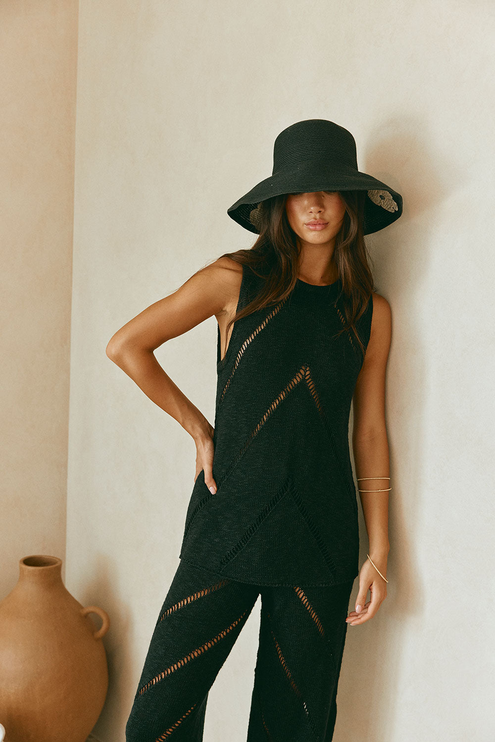 Josiah Knit Top - Black