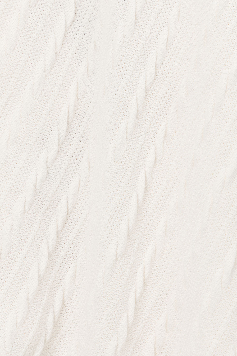 Cream Textured Cut Out Jojo Top