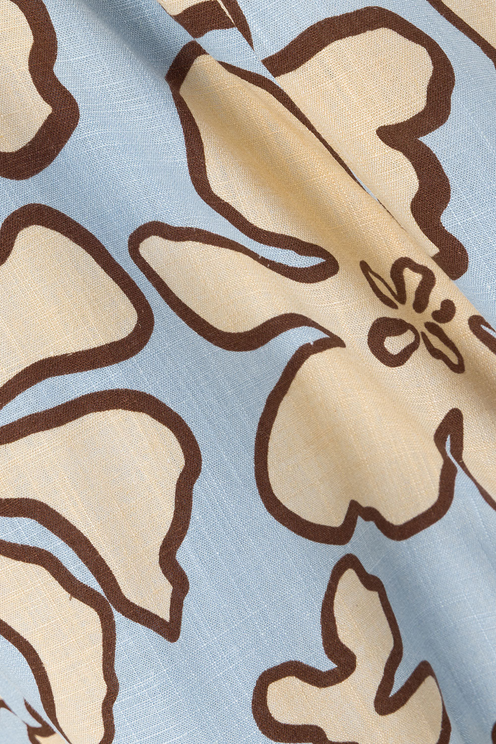 Blue Floral Adjustable Strappy Maxi Seme Dress