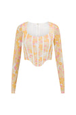 Majella Corset Top - Orange