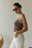 Lennie Top - Chocolate Stripe