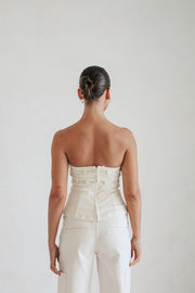 Fiore Top - Beige