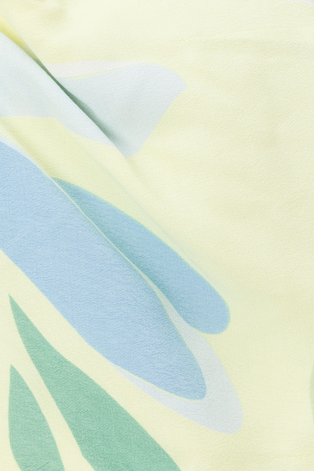 Euphoria Tie Top - Blue Green White