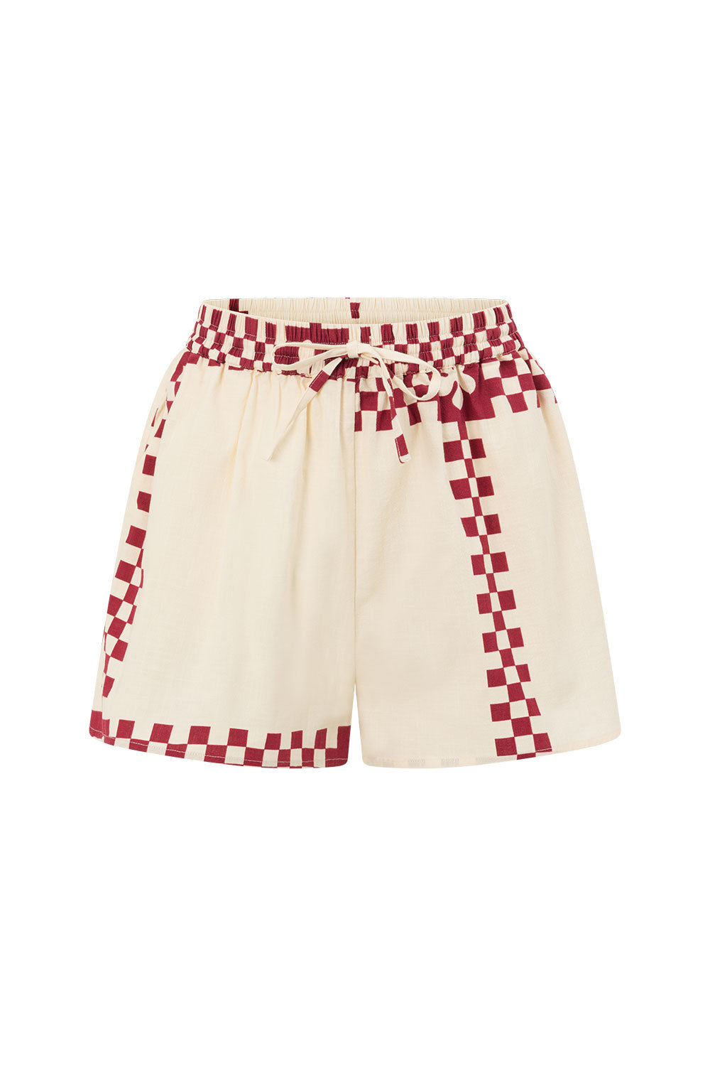Seona Shorts - Checker Plaid