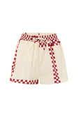 Seona Shorts - Checker Plaid