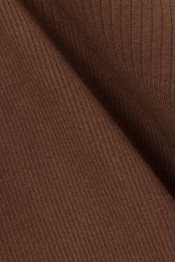 Gingerbread Brown Knit Mini Ellamay Skirt