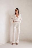 Jaime Knitted Pants - Cream