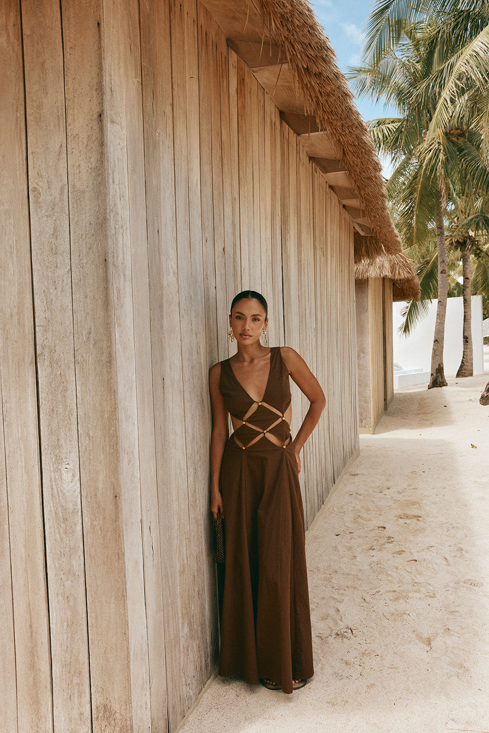Chessa Dress - Chocolate