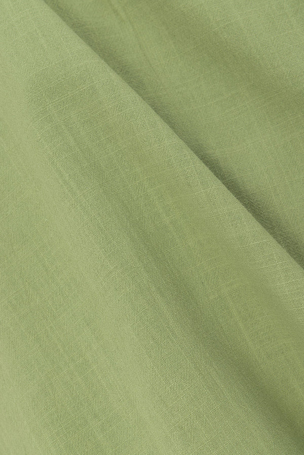  Green One Shoulder Cutout Mini Knot Dimmi Dress