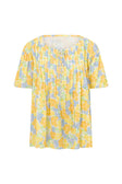 Leta Top - Tropical Bud Floral