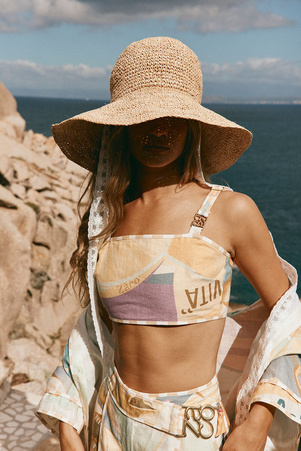 Portofino Top Fiorire Acqua1