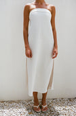 Lucie Midi Dress - White