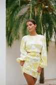 SAMPLE-Banks Shirred Dress - Solstice Floral
