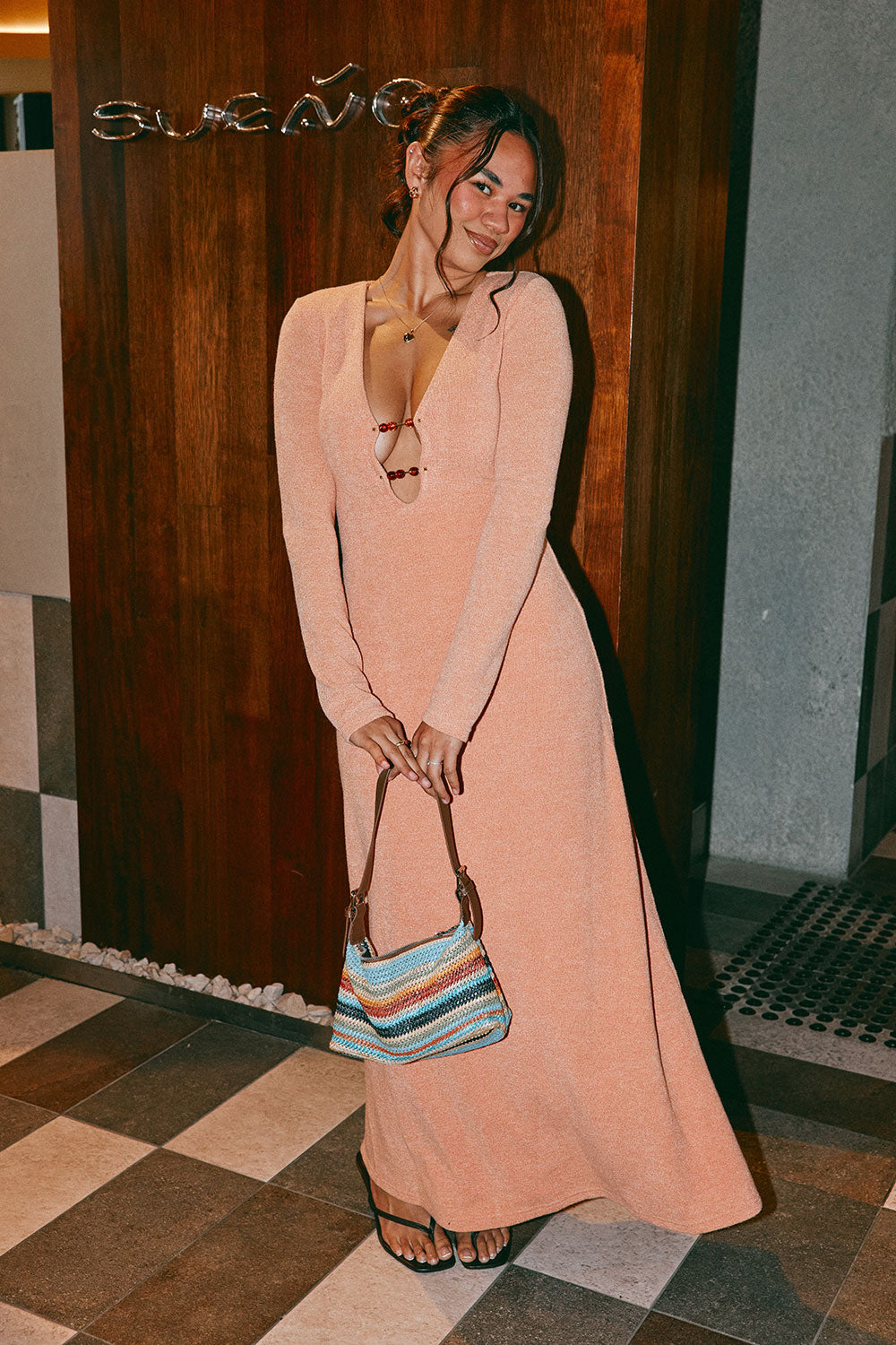 Belora Dress - Apricot