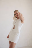 Avalon Knit Top  - White