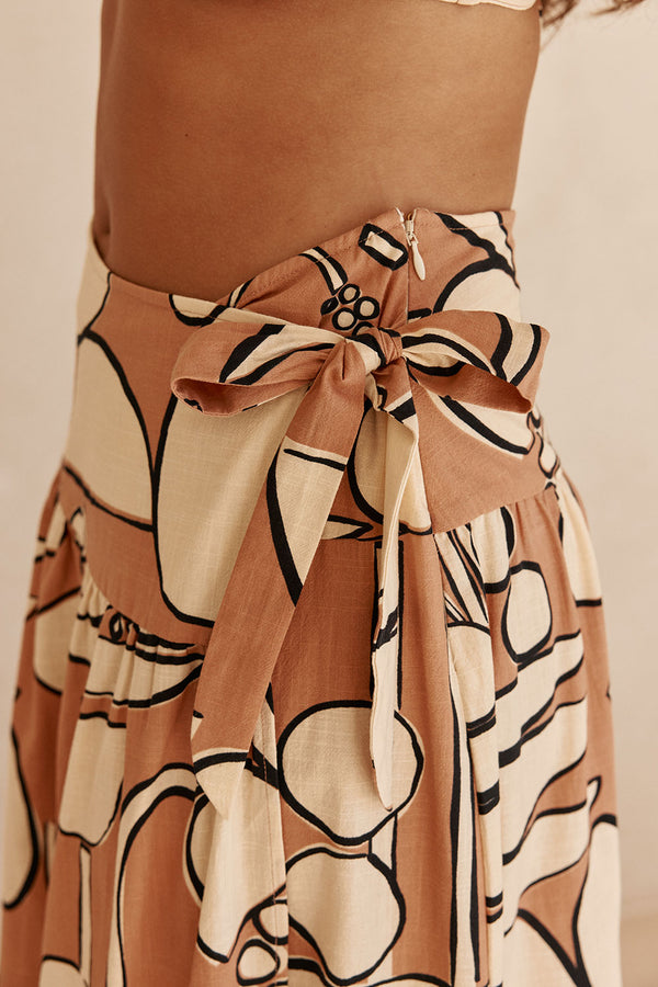 SAMPLE-Tahaa Skirt - Barrosa
