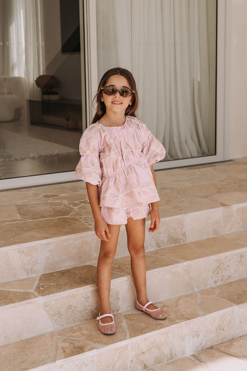 Kid's Bloom Pink Bikkie Mini Top