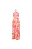 SAMPLE-Tallulah Midi Dress - Pink Gerbera