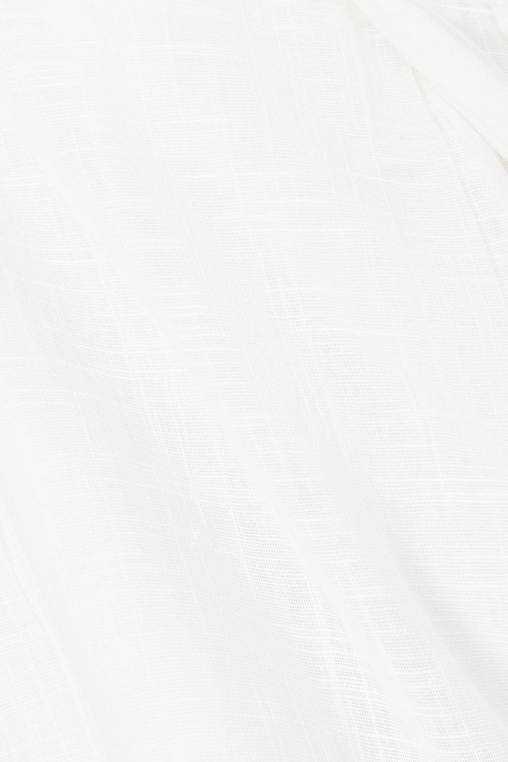 White Long Sleeve Button Collar Orazio Dress