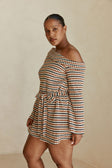 Cabana Dress - Geo Stripe
