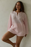 Milana Knit Top - Pink