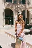 Blush Pink Strappy Panel Tamar Top