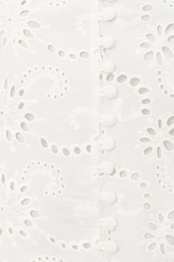 Marsielle Cutout Mini Dress - White