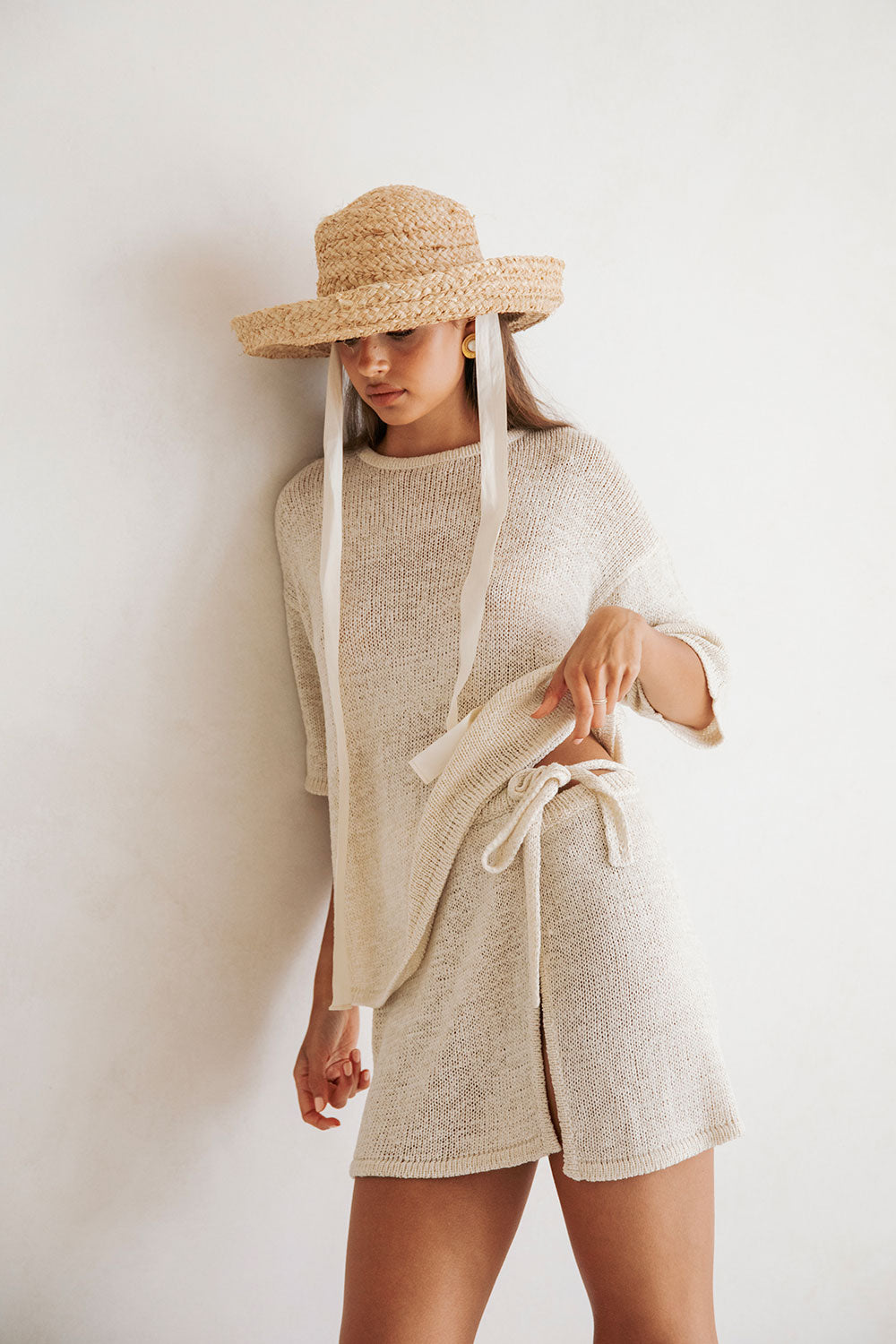 Isla Knit Top - Cream