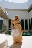 Strapless Boracay Maxi Dress - Tan