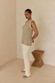 SAMPLE-Aylani Top - Stone