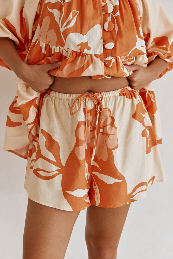 Toria Shorts - Sunset Botanica