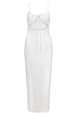 SAMPLE-Charlina Midi Dress - White