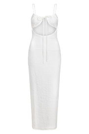 SAMPLE-Charlina Midi Dress - White
