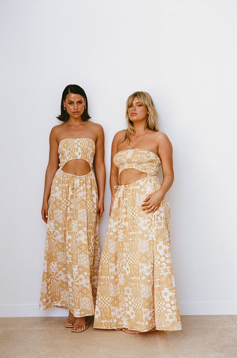 Strapless Boracay Maxi Dress - Tan