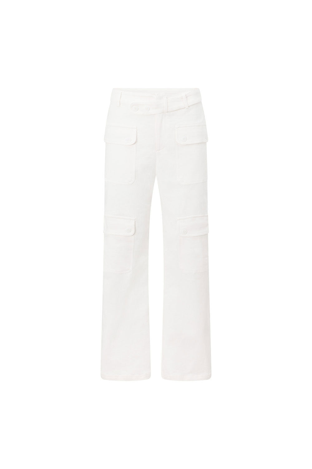 White High Waist Pocket Trouser Allani Pants