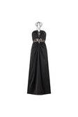 Ariah Halterneck Maxi Dress - Black