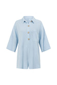 SAMPLE-Milena Playsuit - Blue