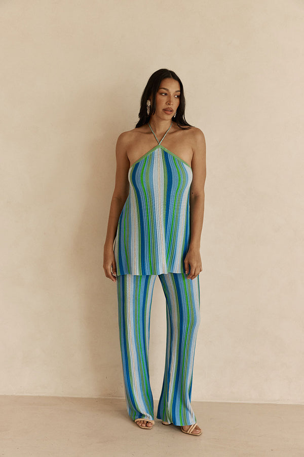 Revel Pants - Blue Stripe