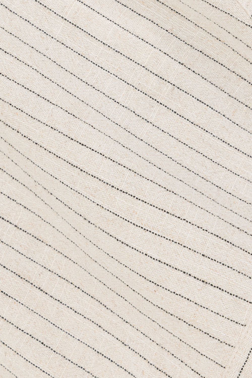 Cream and Black Pinstripe Wrap Capri Top