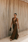 Chessa Dress - Chocolate