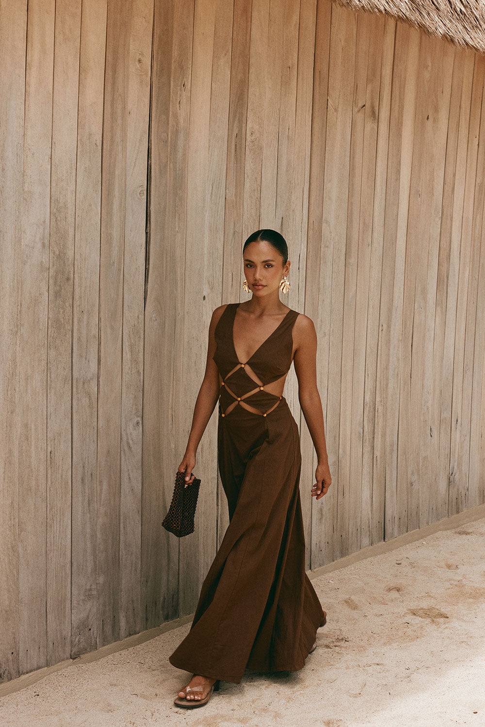 Chessa Dress - Chocolate