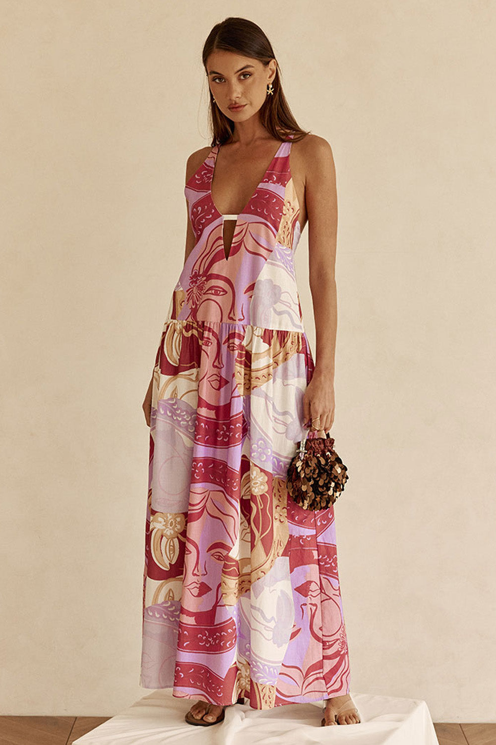 Deon Dress - Mosaic Veil