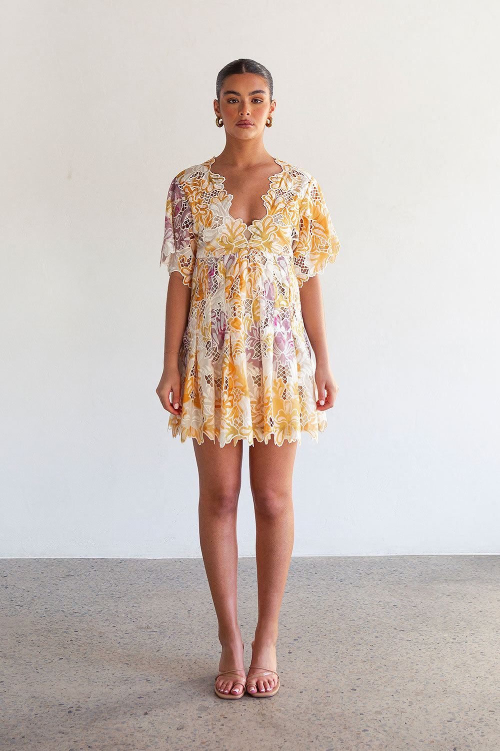 Gramercy Mini Dress - Floreale Mellow