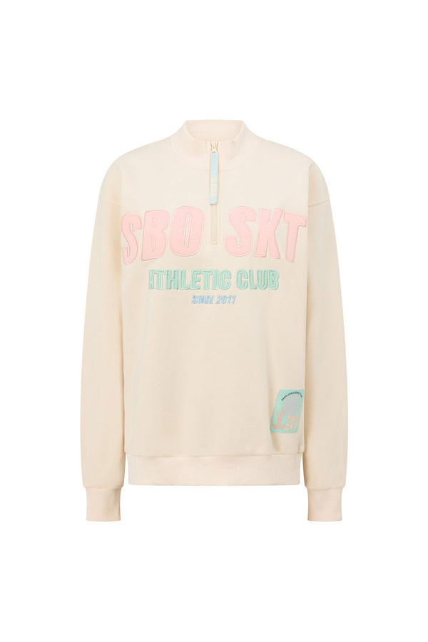 Cream Fleece Oversized Vintage Rue Sweater